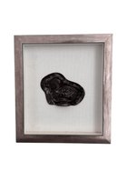 Framed Antique Belgian Chocolatier Chick Mold