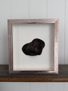 Framed Antique Belgian Chocolatier Chick Mold
