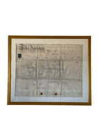 Framed Indenture Paper