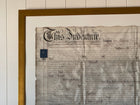 Framed Indenture Paper