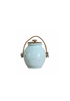 French Antique Terra Cotta Pot With Lid and Handle