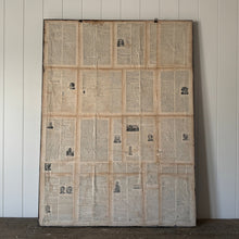 French Pressed Botanical Grouping in Distressed Frame