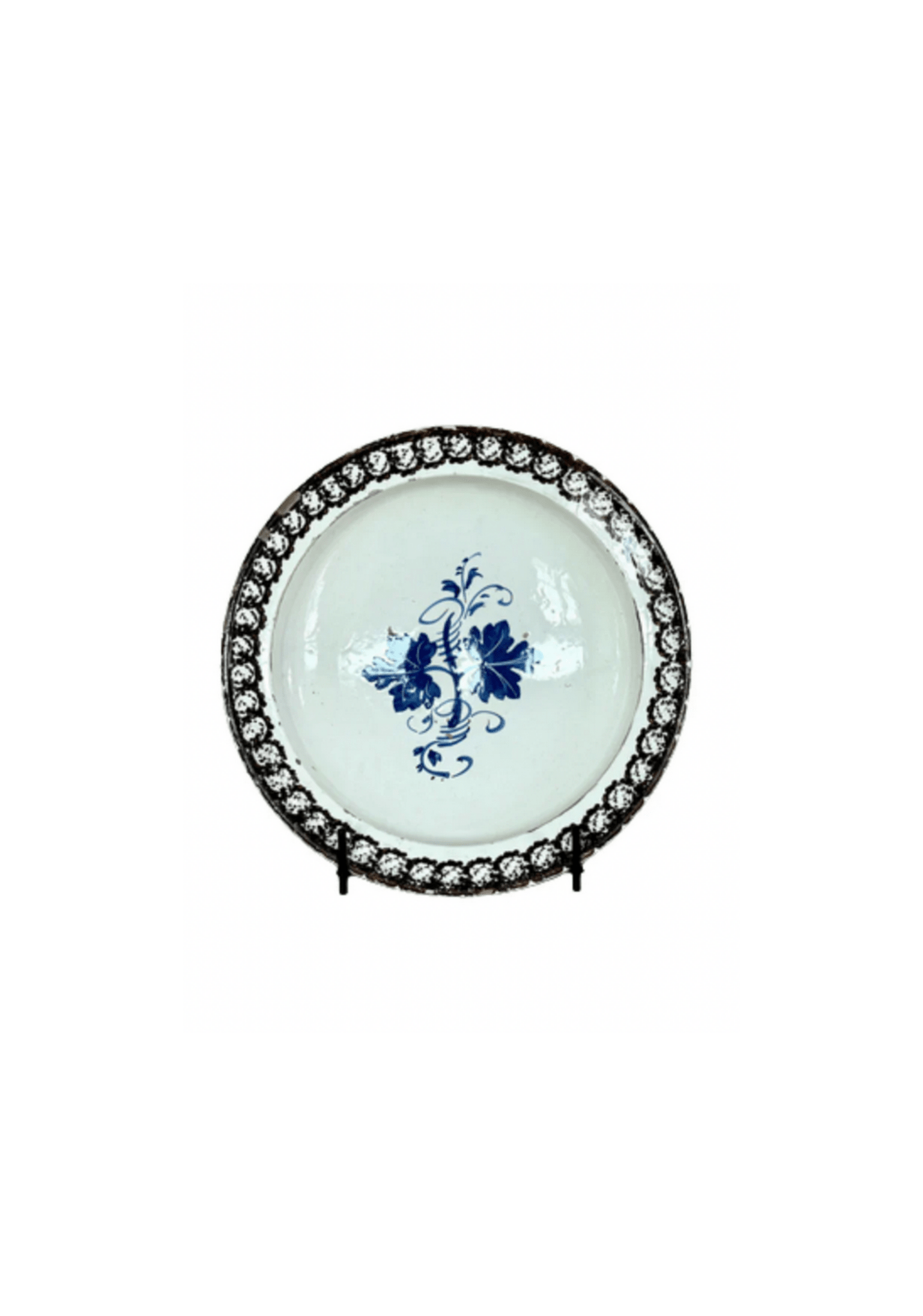 Grouping of 5 19th century plates from Puglia, Italy
