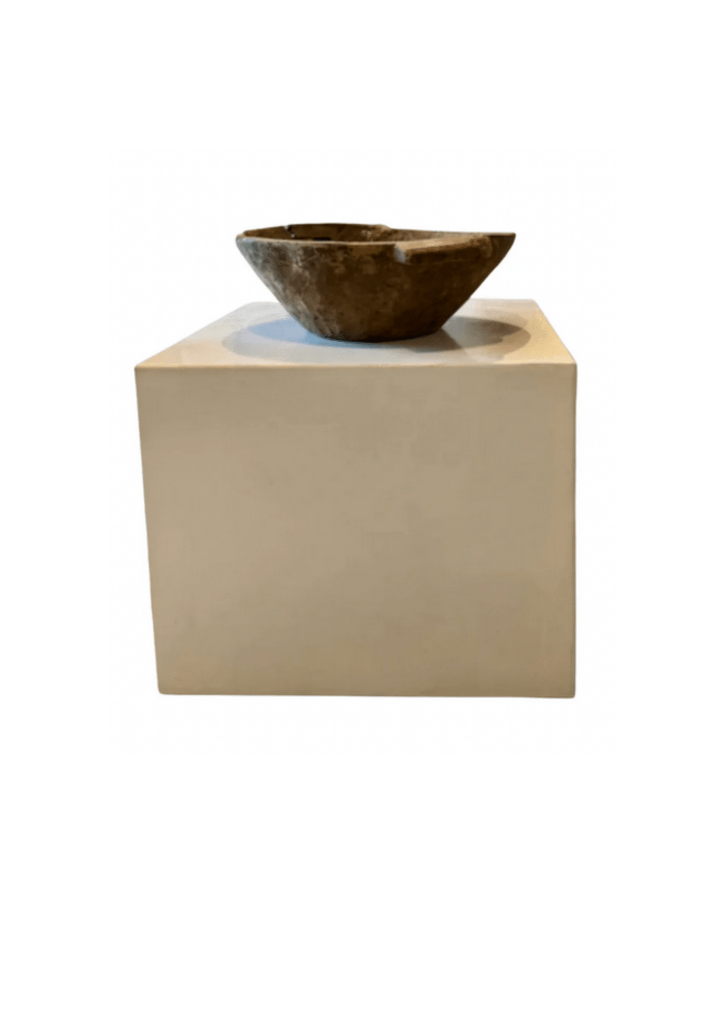 Hand-Troweled Venetian Plaster Cube