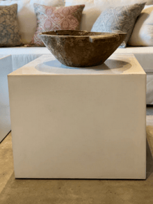 Hand-Troweled Venetian Plaster Cube