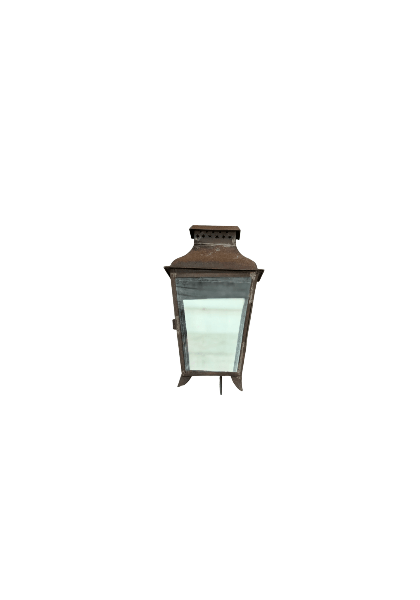 Italian Mirror Backed Lantern, 19th C
