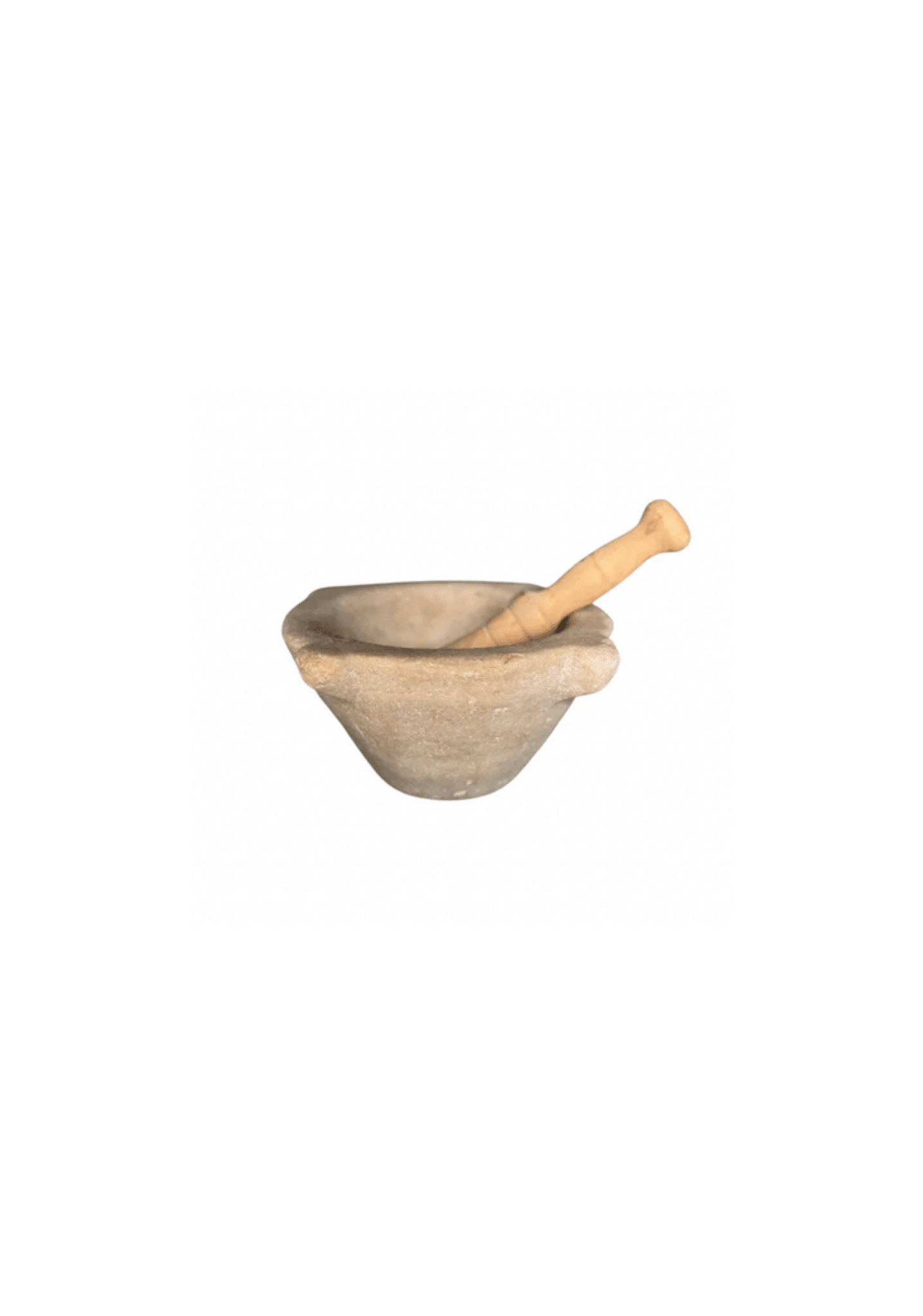 Large Vintage Stone Mortar and Pestle