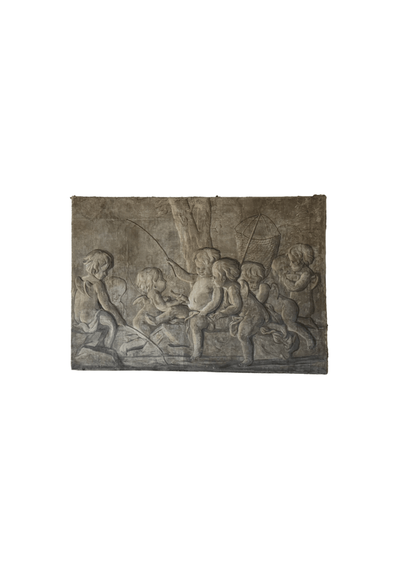Louis XVI Era Painted Four Seasons Grisailles