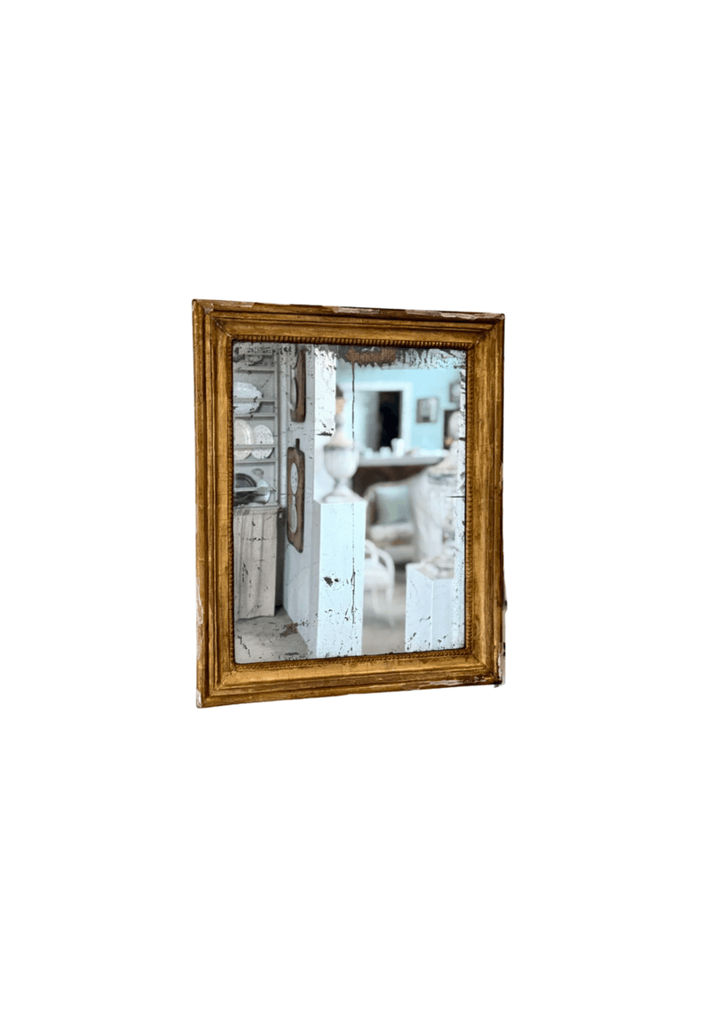 Louis XVI Mirror with Beaded Fillet