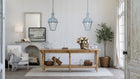 Marais Lantern in French Zinc Finish