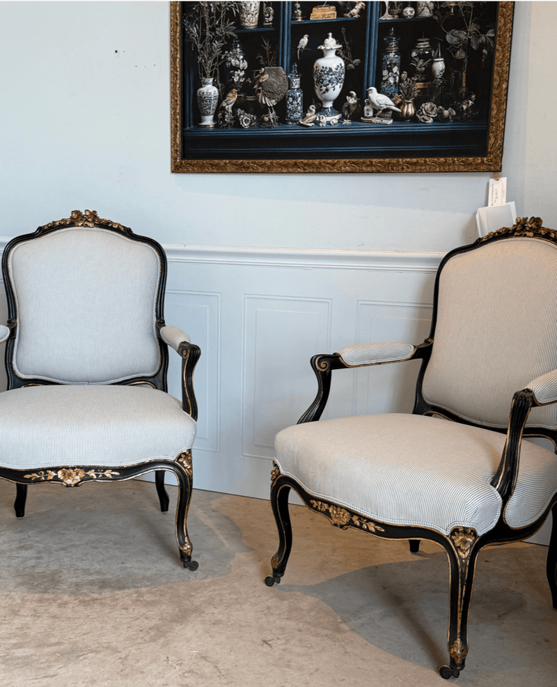 Pair of Belgian Armchairs