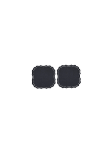 Pair of Stella Waxed Italian Linen Placemats, Navy