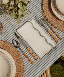 Scalloped Linen Napkin