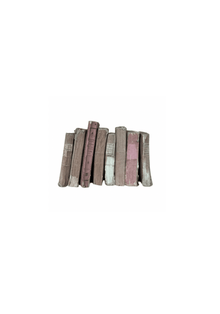 Set of 7 Antique Rose Colored Novels