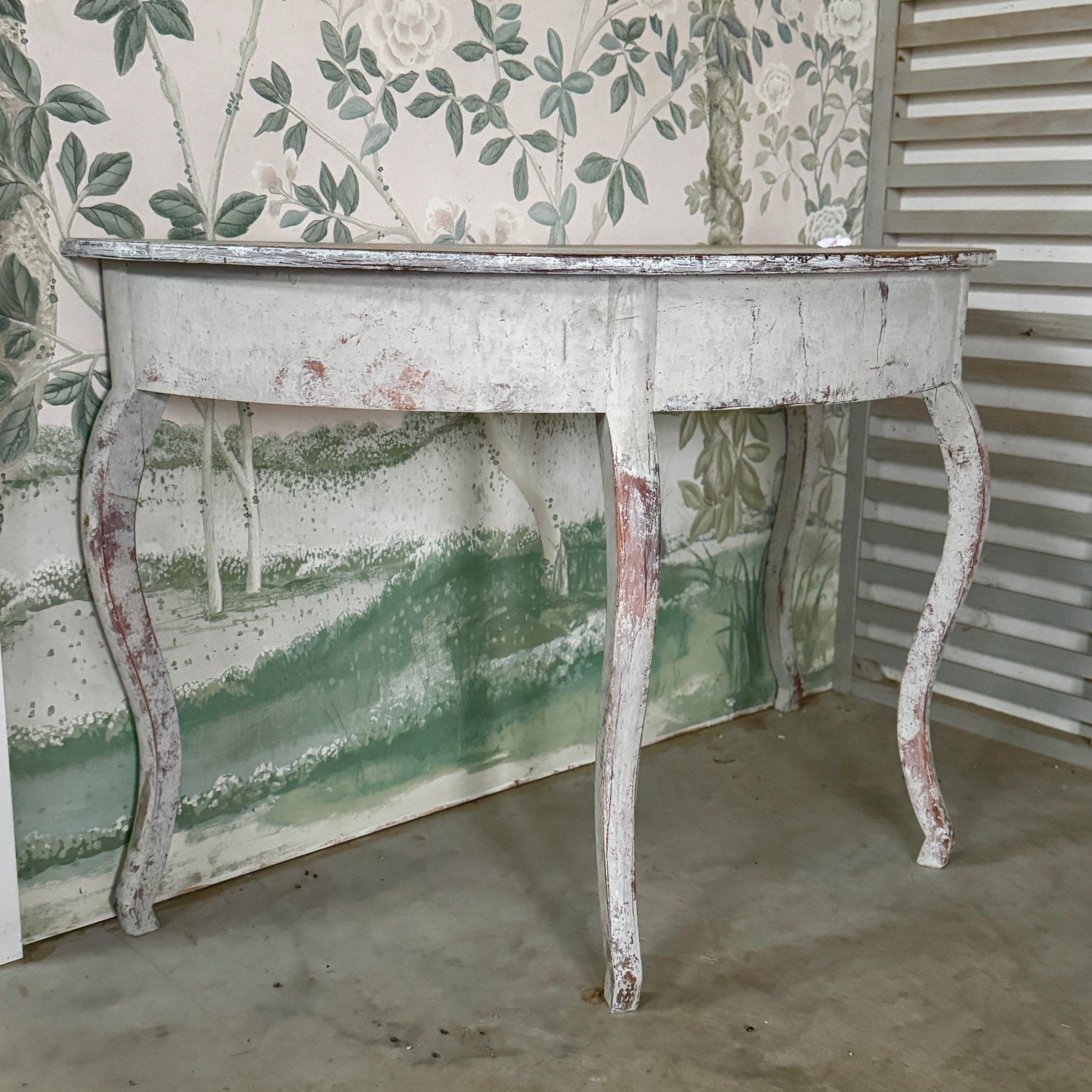 Stately Pair of Swedish Demilunes Circa 1880