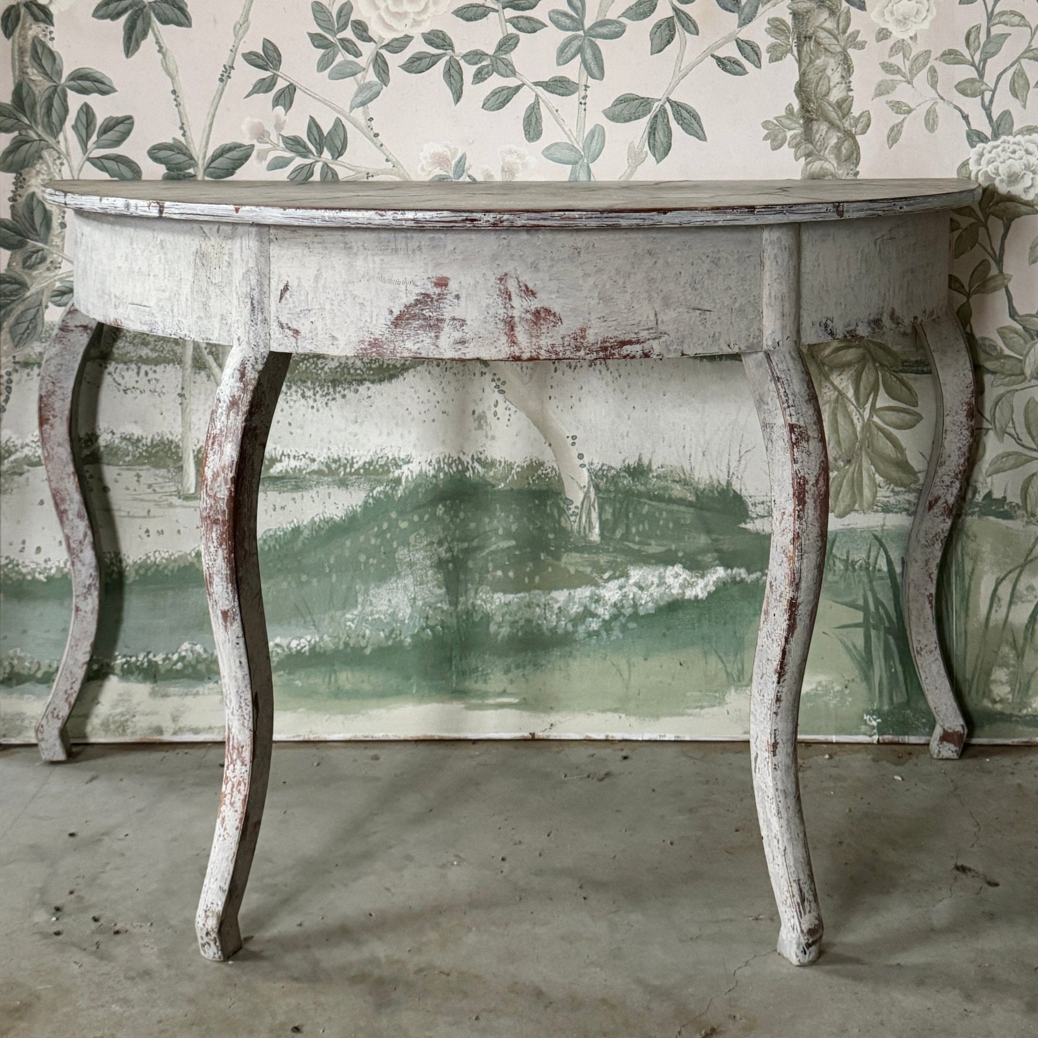 Stately Pair of Swedish Demilunes Circa 1880