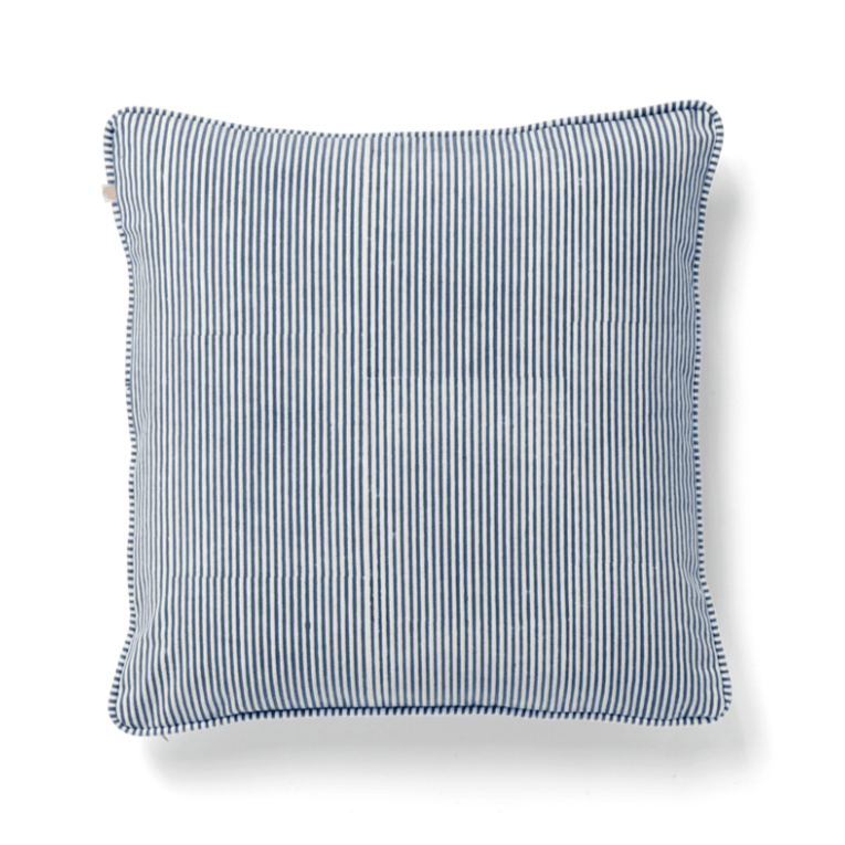 Stockholm Striped Cotton Pillow Cover