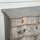 Stunning Blue Baroque Swedish 1880's Commode in Original Finish