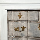Stunning Blue Baroque Swedish 1880's Commode in Original Finish