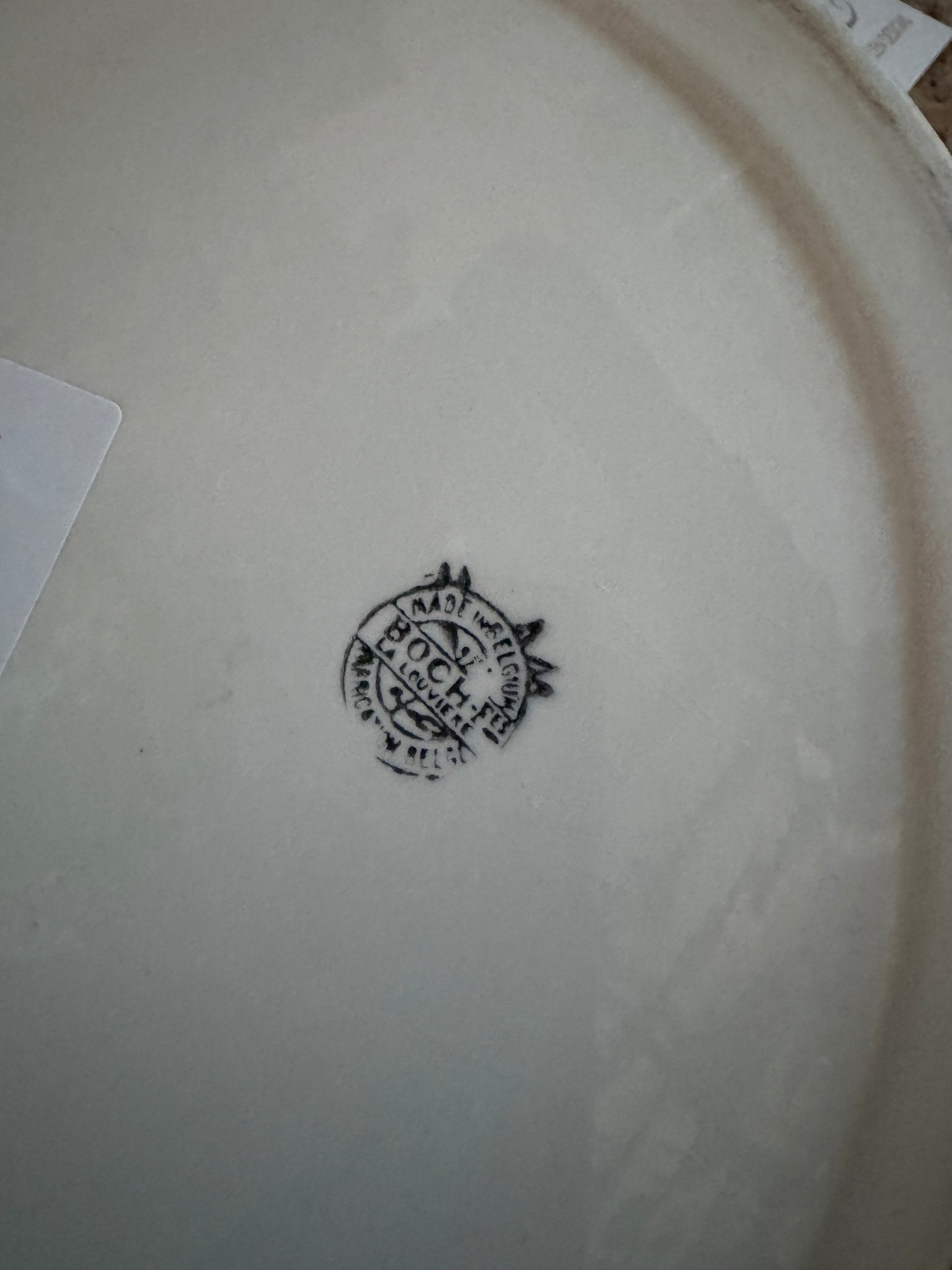 Turn of 20th century Belgian ironstone footbath