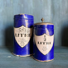 Vintage Belgian Porcelain Litre Jar