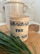 Vintage French Kitchen Canisters, Medium