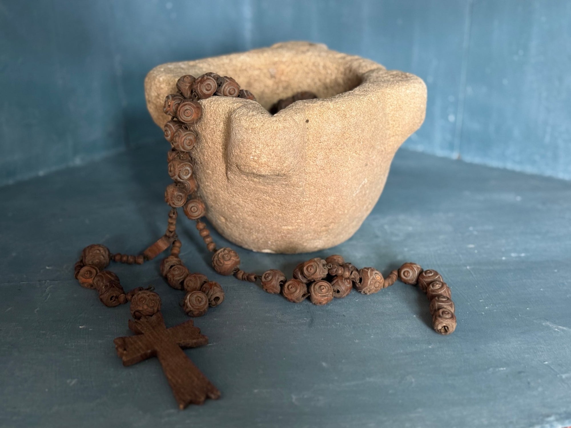 Vintage French Rosary Beads