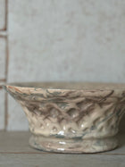 Vintage Marbelized Pichon d'Uzes Decorative Bowl