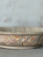 Vintage Marbelized Pichon d'Uzes Handled Bowl