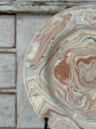 Vintage Marbelized Pichon d'Uzes Plate