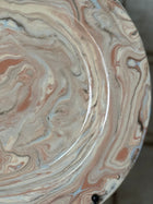 Vintage Marbelized Pichon d'Uzes Plate