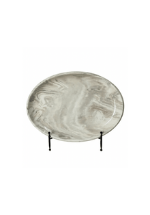Vintage Marbelized Pichon d'Uzes Platter