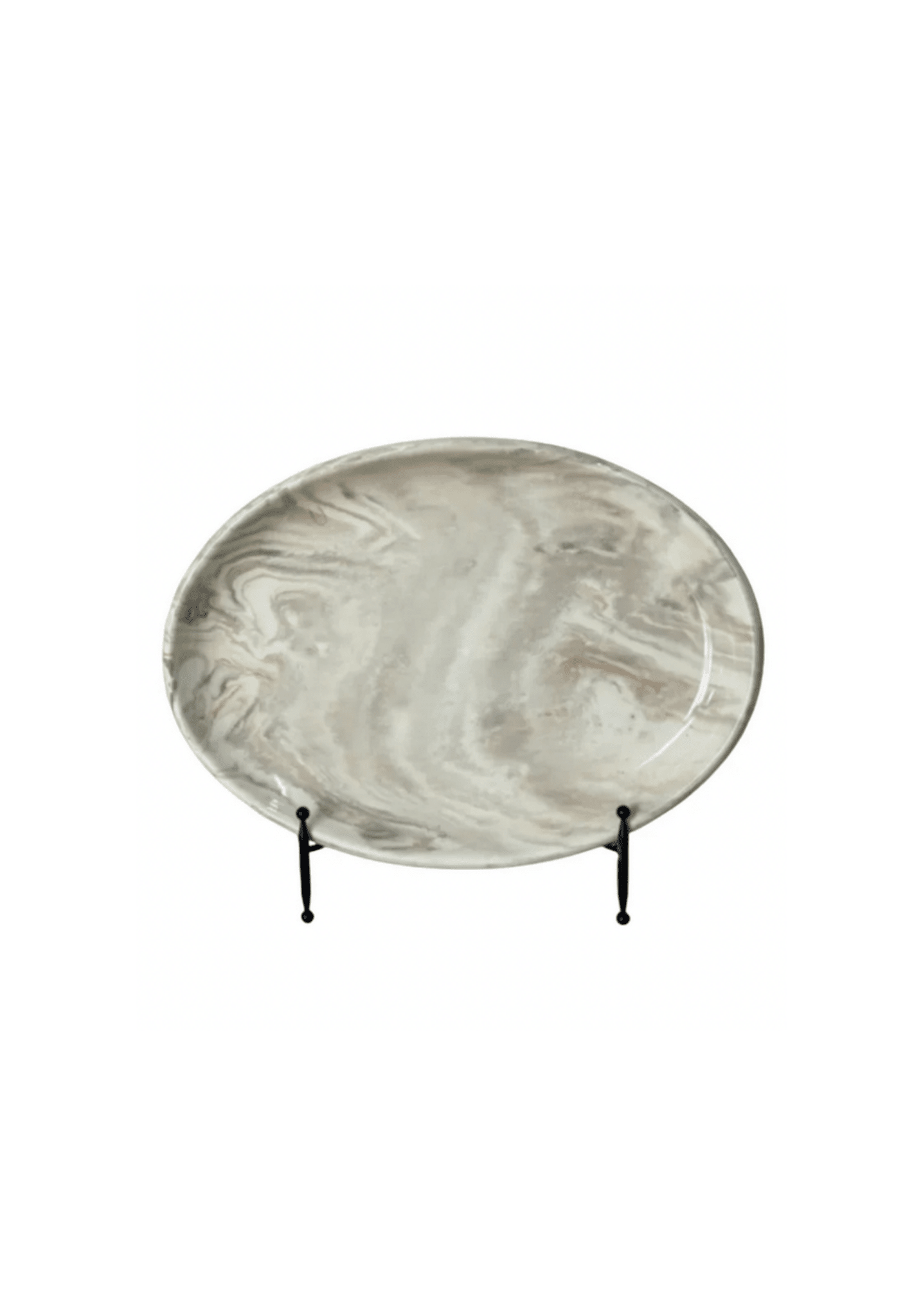 Vintage Marbelized Pichon d'Uzes Platter