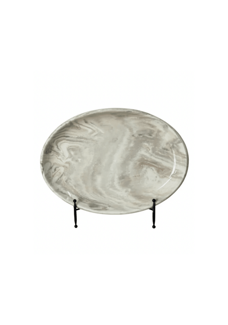 Vintage Marbelized Pichon d'Uzes Platter