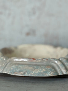 Vintage Marbelized Pichon d'Uzes Trinket Bowl