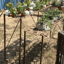 Vintage Potting Table on Custom Stand
