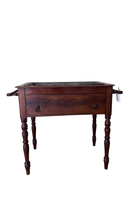 Antique French Mahogany Washstands With Zinc Pan