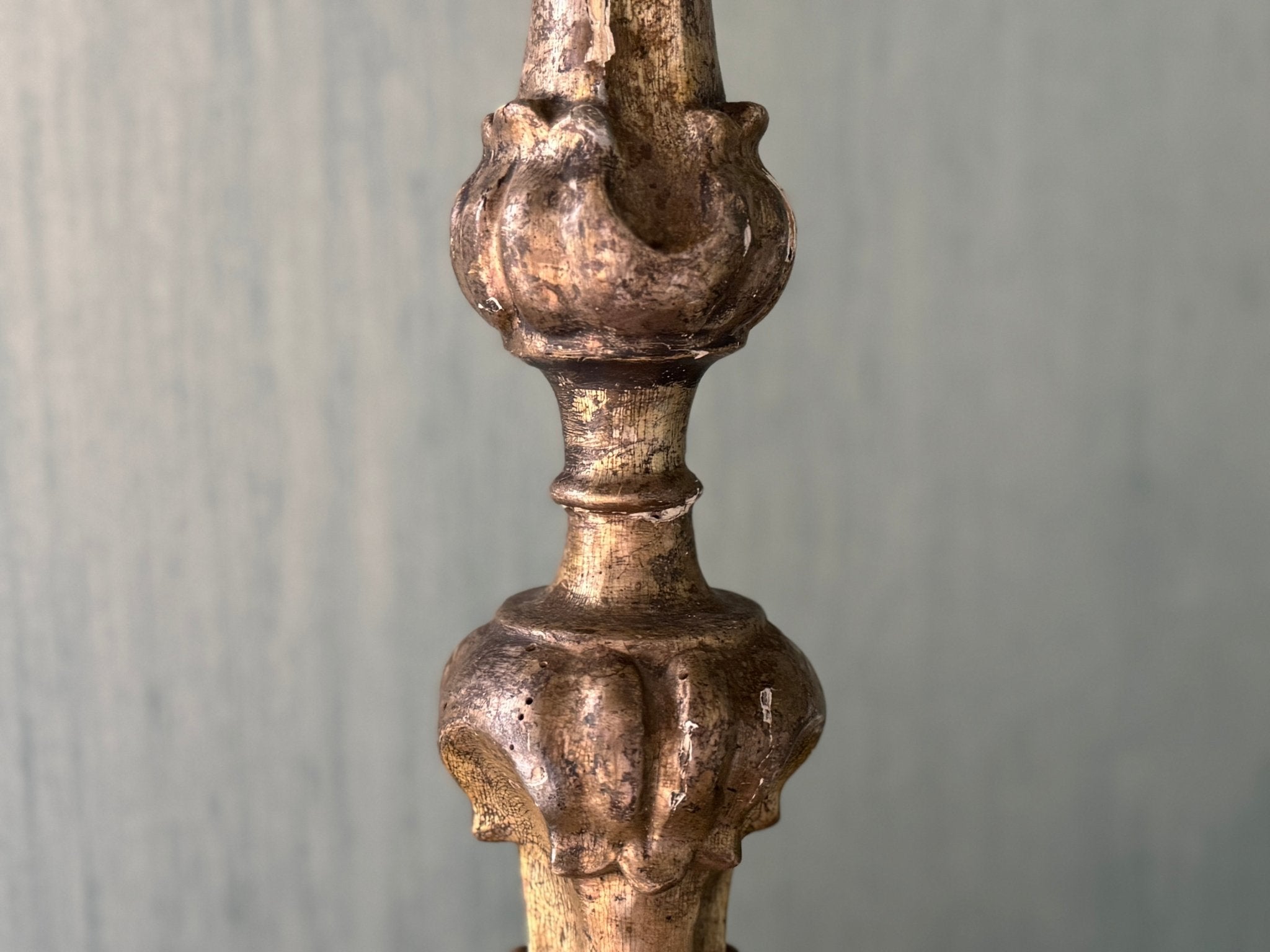 Wooden Candlestick circa 1800
