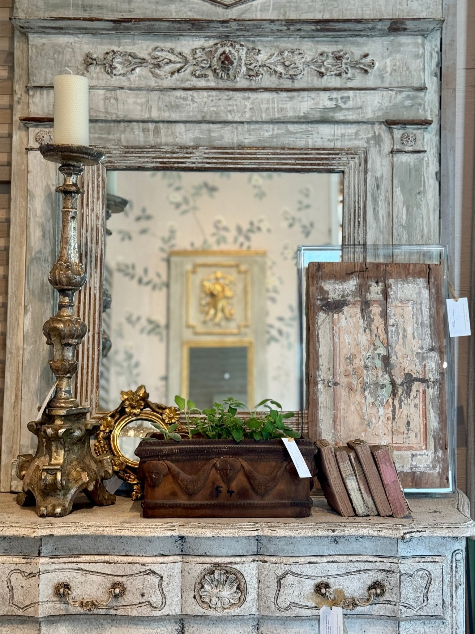 Wooden Candlestick circa 1800